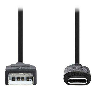 Câble adaptateur USB 2.0 Type C / USB 2.0 Type A - 1 mètre - Noir - Nedis