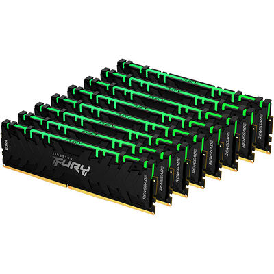 DDR4 Kingston Fury Renegade RGB - 256 Go (8 x 32 Go) 3200 MHz - CAS 16