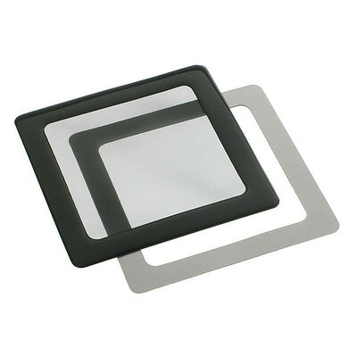 Filtre à poussière magnétique carré - Noir/Noir - 120 mm