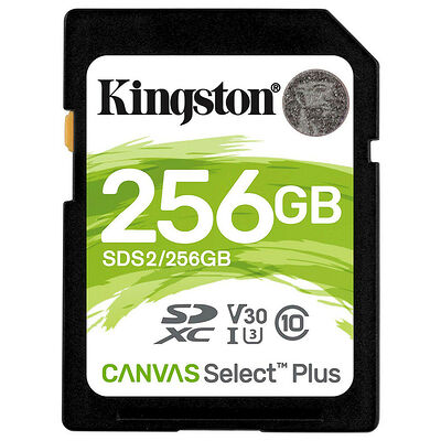 Kingston Canvas Select Plus - SDXC - UHS-I U3 - 256 Go