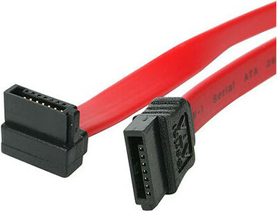 Câble SATA 46 cm avec une prise coudée, Startech (image:1)