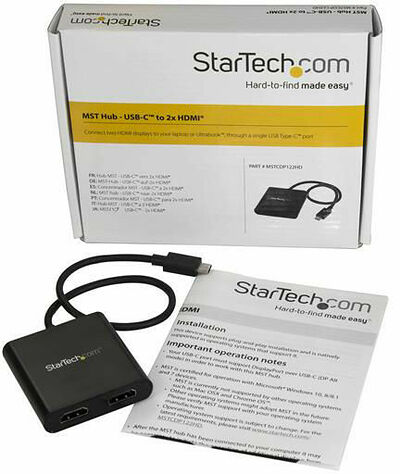 Startech Splitter multi-Ã©crans USB-C / 2x HDMI (image:1)