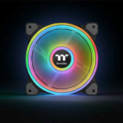 Thermaltake TT Premium Riing Quad 12 RGB - Noir - 120 mm (Pack de 3) (image:2)