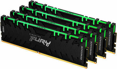 DDR4 Kingston Fury Renegade RGB - 128 Go (4 x 32 Go) 3200 MHz - CAS 16 (image:2)