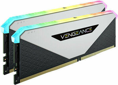 DDR4 Corsair Vengeance RGB RT Blanc - 32 Go (2 x 16 Go) 3600 MHz - CAS 18 (image:2)