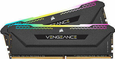 DDR4 Corsair Vengeance RGB PRO SL Noir - 64 Go (2 x 32 Go) 3200 MHz - CAS 16 (image:2)