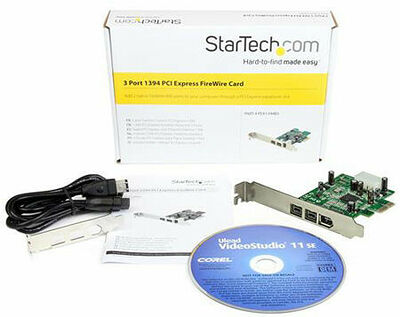 Startech Carte contrÃ´leur FireWire, PCI-Express, 3 ports (image:1)