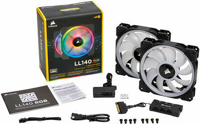 LL140 RGB DUAL PACK, 140 mm + Lighting Node Pro (image:1)