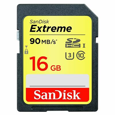 SanDisk Extreme - SDHC - UHS-I U3 - 16 Go