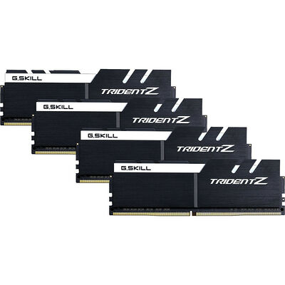 DDR4 G.Skill Trident Z, Noir/Blanc, 4 x 8 Go, 4000 MHz, CAS 18