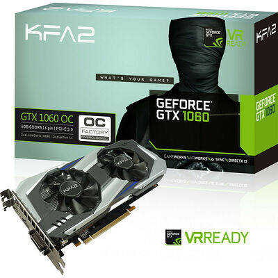 KFA2 GeForce GTX 1060 OC, 6 Go