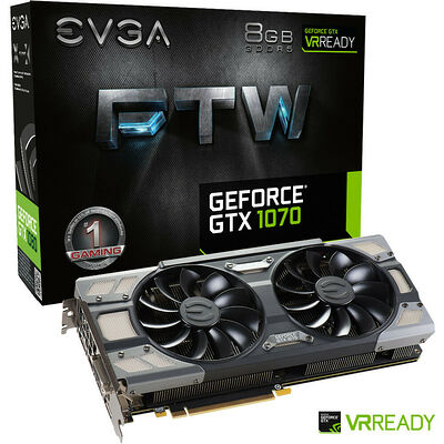 EVGA GeForce GTX 1070 FTW GAMING ACX 3.0, 8 Go