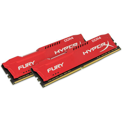 DDR4 HyperX Fury, Rouge, 16 Go (2 x 8 Go), 2400 MHz, CAS 15