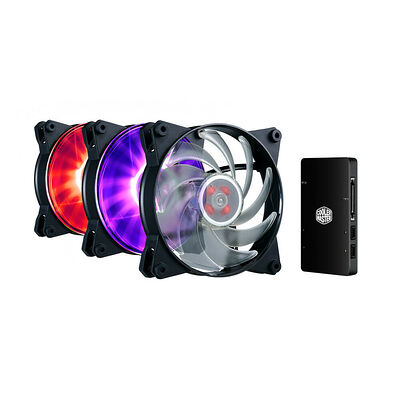 Pack de 3 ventilateurs Cooler Master Masterfan Pro 120 AB + RGB Controller