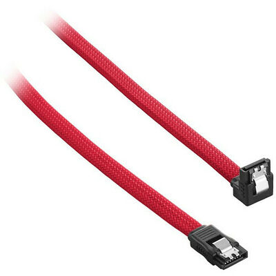 Câble SATA gainé à angle droit CableMod ModMesh - 60 cm - Rouge