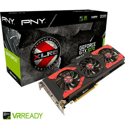 PNY GeForce GTX 1070 XRL8 OC GAMING, 8 Go