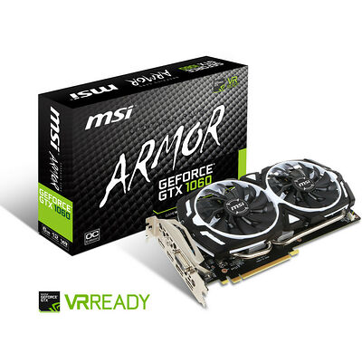 MSI GeForce GTX 1060 ARMOR 6G OCV1, 6 Go