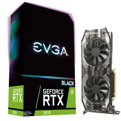 EVGA GeForce RTX 2070 XC BLACK EDITION, 8 Go