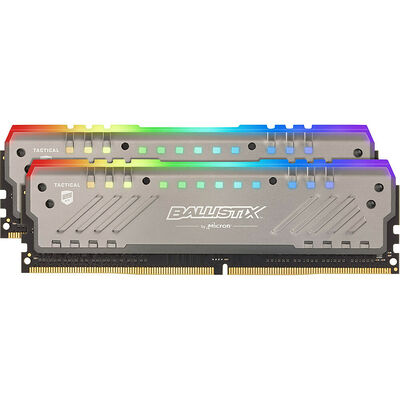 DDR4 Ballistix Tactical Tracer RGB, 16 Go (2 x 8 Go), 2666 MHz, CAS 16