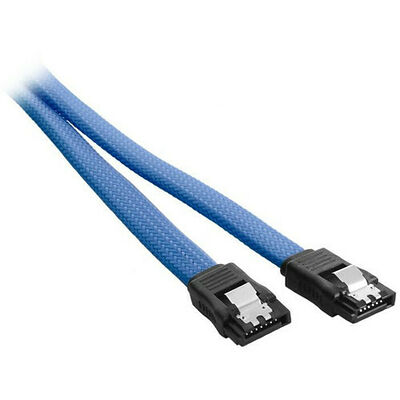 Câble SATA gainé à verrouillage CableMod ModMesh - 60 cm - Bleu clair