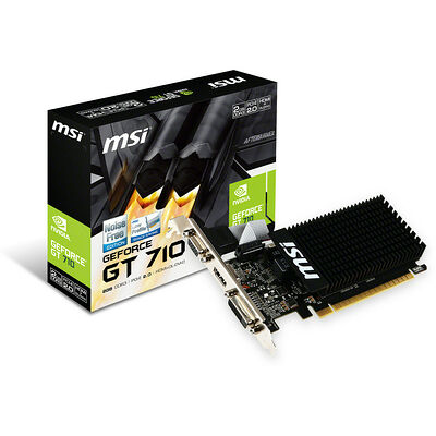 MSI GeForce GT 710 2GD3H LP (2 Go)