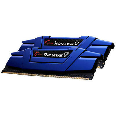 DDR4 G.Skill Ripjaws V, Bleu, 2 x 8 Go, 2400 MHz, CAS 15