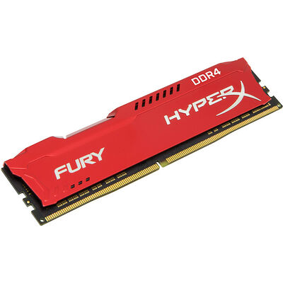 DDR4 HyperX Fury, Rouge, 16 Go, 3200 MHz, CAS 18