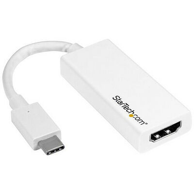 Adaptateur USB-C vers HDMI - Blanc - Startech
