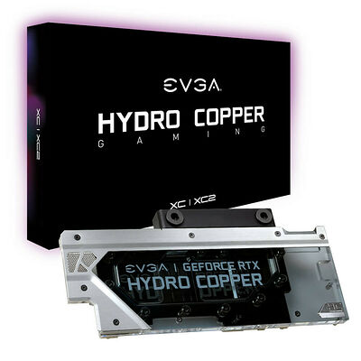 Waterblock Hydro Copper pour EVGA GeForce RTX 20xx / 20xx SUPER et Founders Ed.