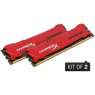 DDR3 HyperX Savage Red, 16 Go (2 x 8 Go), 1866 MHz, CAS 9