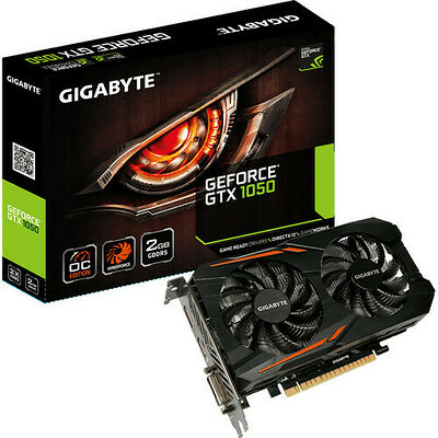 Gigabyte GeForce GTX 1050 OC, 2 Go