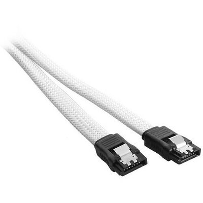 Câble SATA gainé à verrouillage CableMod ModMesh - 60 cm - Blanc