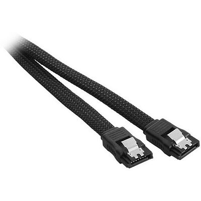 Câble SATA gainé à verrouillage CableMod ModMesh - 30 cm - Noir