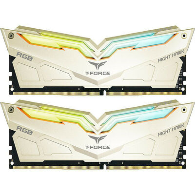 DDR4 T-FORCE Night Hawk Legend RGB Gold - 16 Go (2 x 8 Go) 3466 MHz - CAS 16