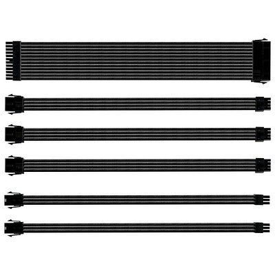 Cooler Master Sleeved Extension Cable Kit - Noir