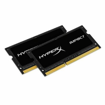 SO-DIMM DDR3 HyperX Impact, 2 x 4 Go, 1600 MHz, CAS 9