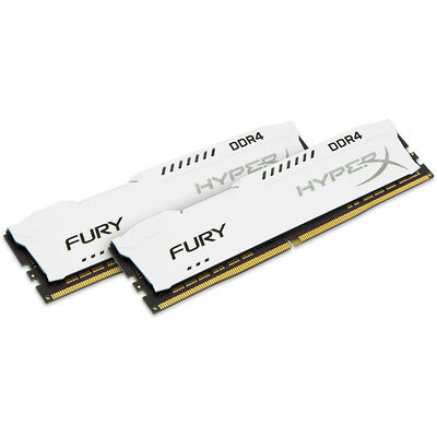 DDR4 HyperX Fury, Blanc, 2 x 8 Go, 3466 MHz, CAS 19