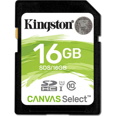 Kingston Canvas Select - SDHC - UHS-I U1 - 16 Go