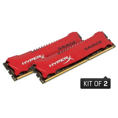DDR3 Kingston HyperX Savage Red, 16 Go (2 x 8 Go), 2133 MHz, CAS 11