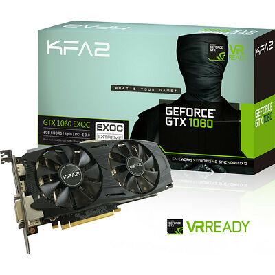 KFA2 GeForce GTX 1060 EXOC, 6 Go