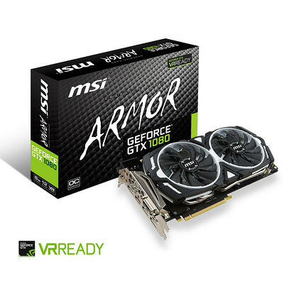 MSI GeForce GTX 1080 ARMOR 8G OC, 8 Go