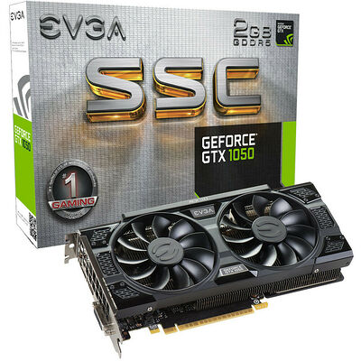 EVGA GeForce GTX 1050 SSC GAMING ACX 3.0, 2 Go