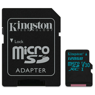 Carte Mémoire Micro SDXC U3 Kingston SDCG2 128 Go - Classe 10