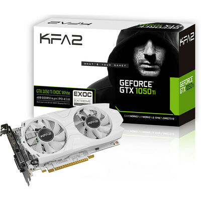 KFA2 GeForce GTX 1050 Ti EXOC White, 4 Go