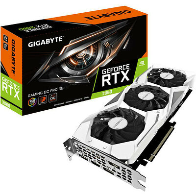 Gigabyte GeForce RTX 2060 GAMING OC PRO WHITE, 6 Go