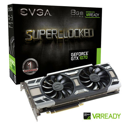 EVGA GeForce GTX 1070 SuperClocked GAMING ACX 3.0, 8 Go