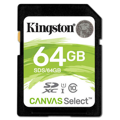 Kingston Canvas Select - SDXC - UHS-I U1 - 64 Go