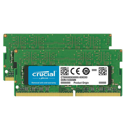 SO-DIMM DDR4 Crucial - 16 Go (2 x 8 Go) 2666 MHz - CAS 19