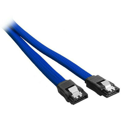 Câble SATA gainé à verrouillage CableMod ModMesh - 30 cm - Bleu