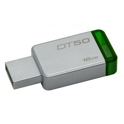 Clé USB 3.0 Kingston DataTraveler 50 16 Go - Métal/Vert